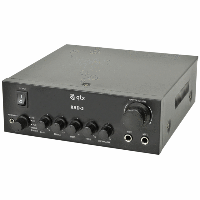 QTX KAD-2 Digital Stereo Amplifier 2 x 55W - thumbnail image 1