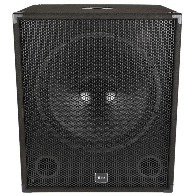 QTX QT 15" & 18" Subwoofer Bass Boxes - 8 Ohm - thumbnail image 1