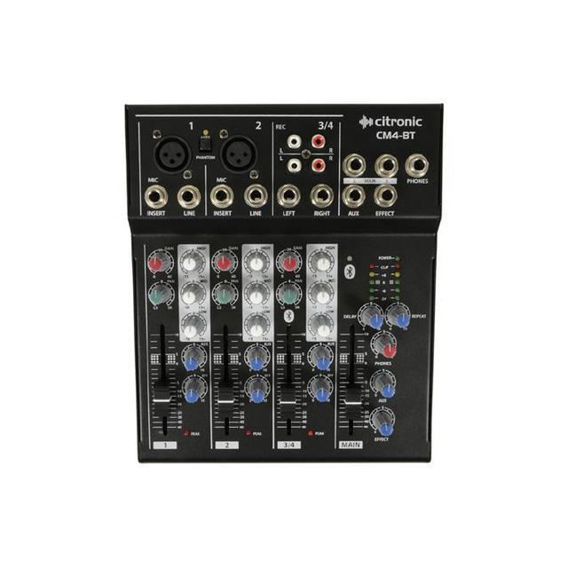 Citronic CM4-BT Compact Mixer With Bluetooth - thumbnail image 1