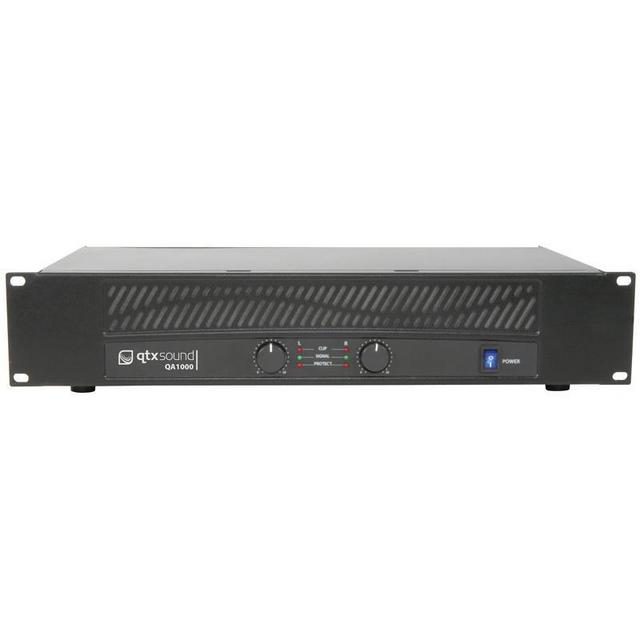 QTX QA1000 Stereo Power Amplifier 1000W - thumbnail image 1