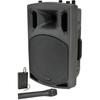 QTX 12" Active 400W PA Speaker with Handheld and Body Pack Mics