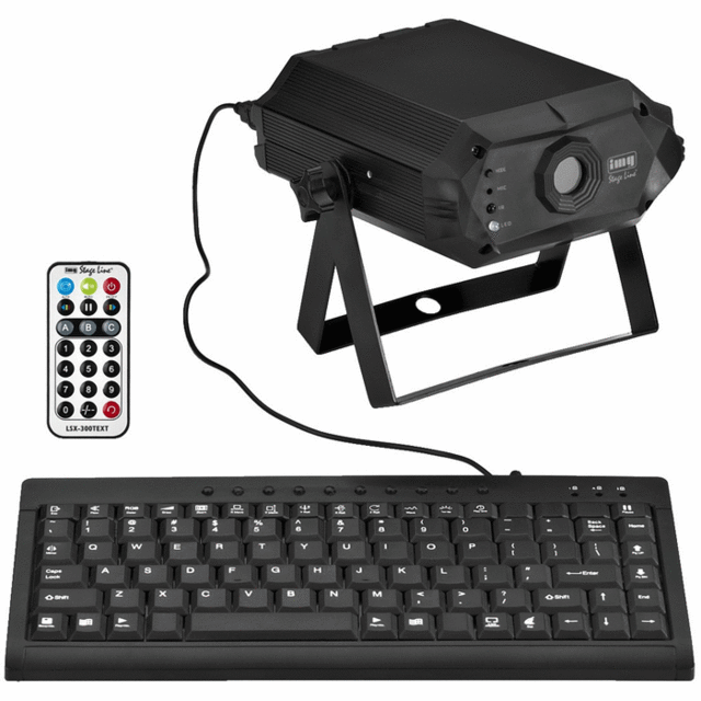 LSX-300TEXT Laser Light Show With Remote And Keyboard - thumbnail image 1