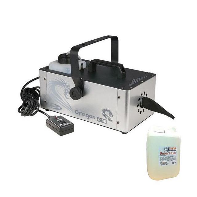Professional Showtec Dragon S100 Snow Machine With 5 Litre Snow Fluid - thumbnail image 1