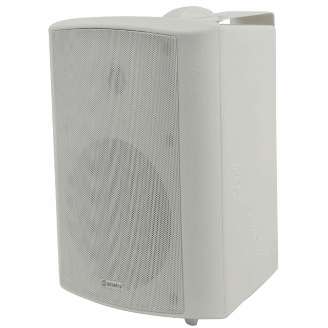 White Speaker With Mounting Bracket And Adastra Logo - thumbnail image 1