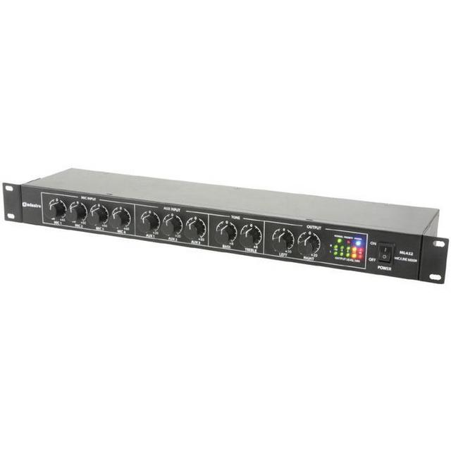 1U Mic/Line Rack Mixer