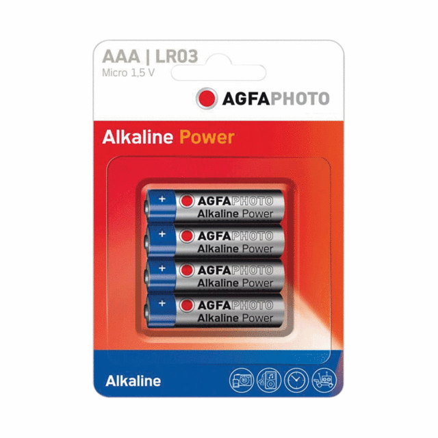 AGFA Photo AAA Alkaline 4 Pack