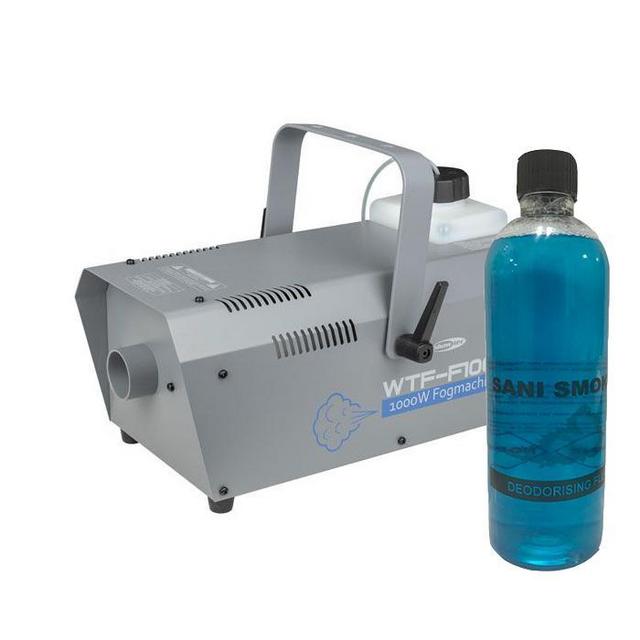 Big 1000W Smoke Machine With 1 x 500ml Sanitising Liquid