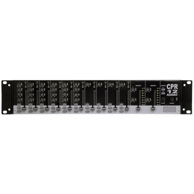 AUDAC CPR12 10-Channel Mixer With 2 Mono Zone Out  - thumbnail image 1