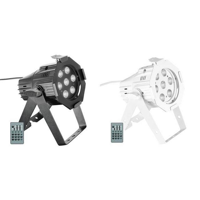 Mini Par 7 x 4W - with Black and White Housing - thumbnail image 1