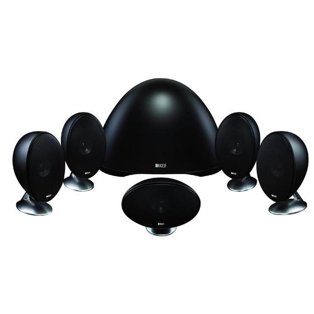 Kef E305 5.1 Home Theatre Speakers - Black - thumbnail image 1