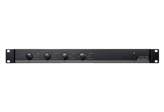 Audac EPA104 Quad Channel D-Class Amplifier 4 x 100W - thumbnail image 1