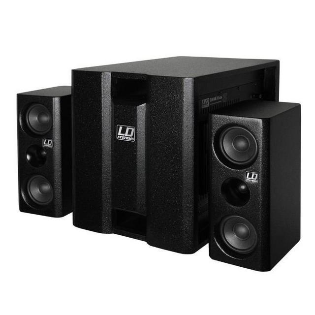 LD Systems Dave 8XS Compact Multimedia PA System 350W - Black - thumbnail image 1