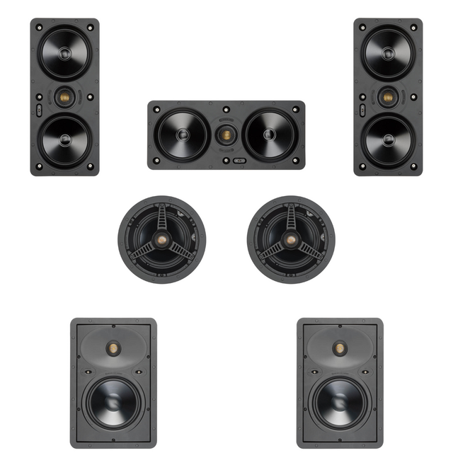 Monitor Audio (200 Series) 5.x.2 Ceiling Speaker Pack ATMOS Ready - thumbnail image 1