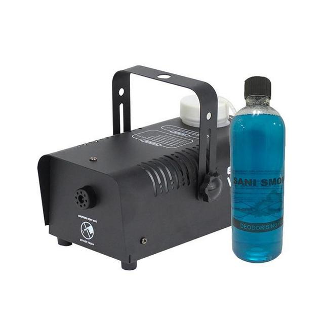 Mini 400W Smoke Machine With 1 x 500ml Sanitising Liquid - thumbnail image 1