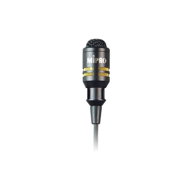 MiPro MU-53L 10mm Uni-Directional Tie-Clip Microphone - Black - thumbnail image 1