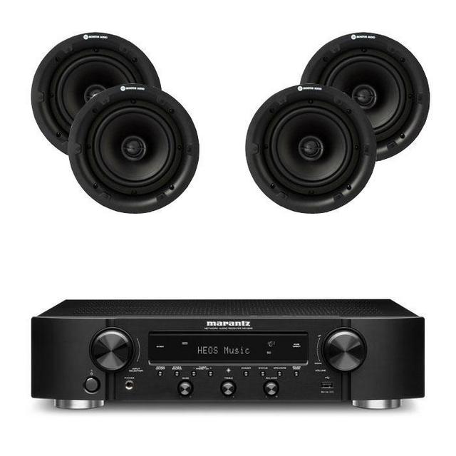 Marantz NR1200 2 Zone Amplifier With 4 Monitor Audio PRO65 Ceiling Speakers - thumbnail image 1