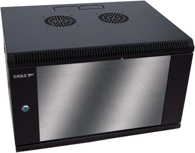 Eagle 6U Wall Mounting Rack Cabinet 450mm Deep - thumbnail image 1