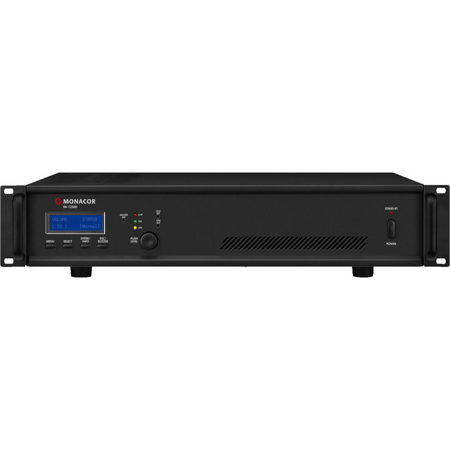 Monacor PA-1250D 100V Amplifier 250W - thumbnail image 1