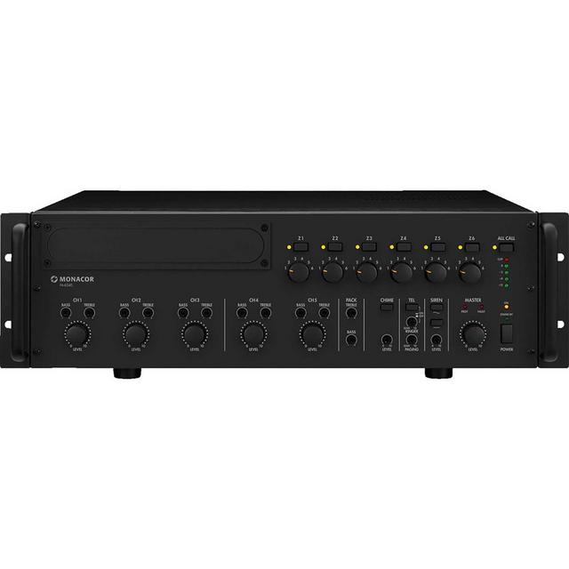 PA-6240 6-Zone Mono PA Mixing Power Amplifier 240W RMS  - thumbnail image 1