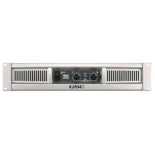 QSC GX5 Power Amplifier 2x700W @ 4ohms 2U - thumbnail image 1