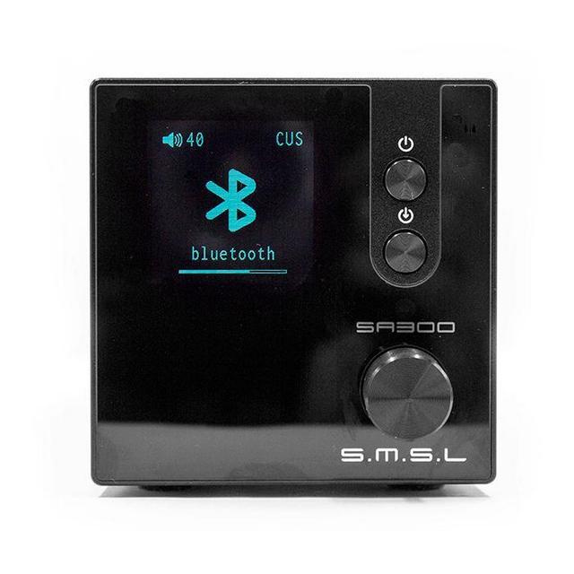 SMSL SA300 Hifi Amplifier USB Bluetooth 2 x 80W - Black  - thumbnail image 1