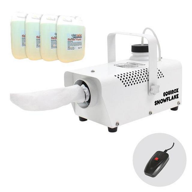 Equinox Snowflake Snow Machine With 20L Fluid