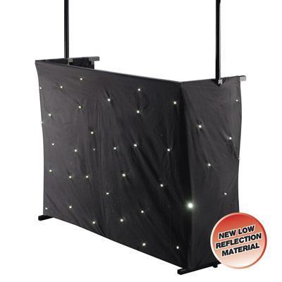 LEDJ DJ Skirt Star Cloth 2.2M x 1M with 50 White LEDs