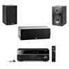 Yamaha RX-V485 5.1 Amplifier, Pair Polk Audio T15 And T30