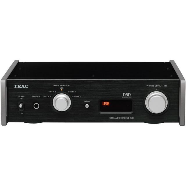 Teac UD-501 Front View - Black