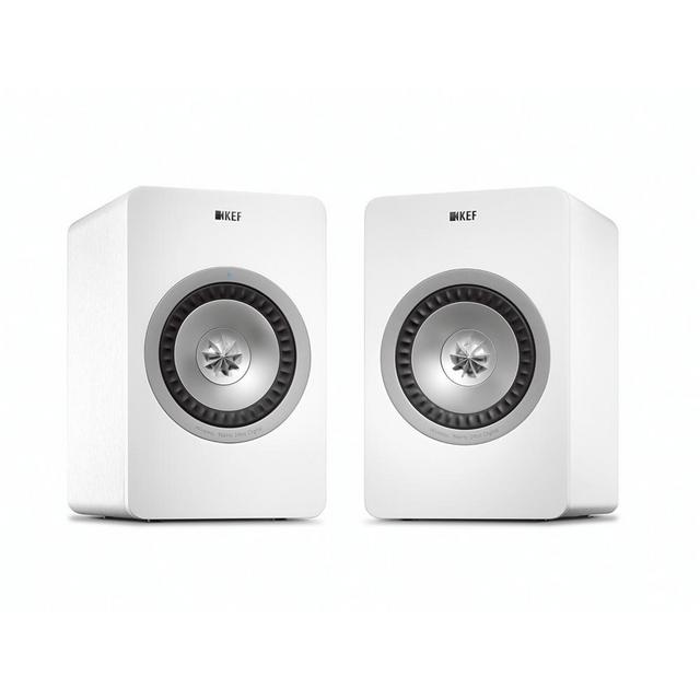 Kef X300 Wireless Active Speakers - Pair - White - thumbnail image 1