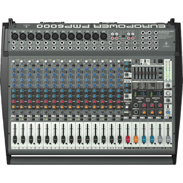 Behringer Europower PMP6000 Powered Mixing Desk 1600W - thumbnail image 1