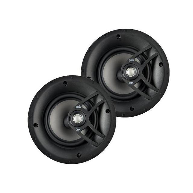 Polk Audio V60 Vanishing Ceiling Speaker - 100W - Pair - thumbnail image 1