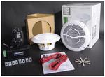 E-Audio 2 x 5.25" Bluetooth Ceiling Speaker Kit With Cable & Amp
