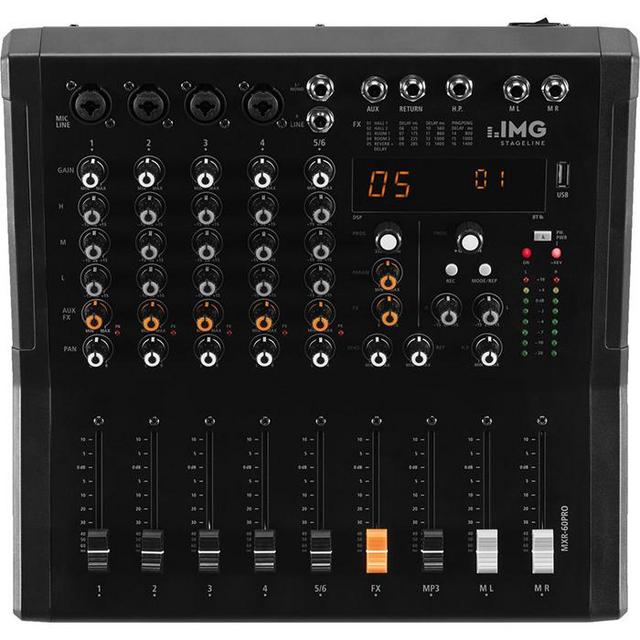 MXR-60PRO Professional 6-channel Audio Mixer