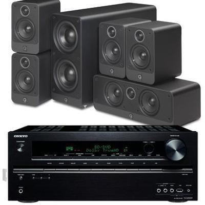 Onkyo TX-NR545 7.2 AV Receiver with Q Acoustics 2000i Cinema Pack