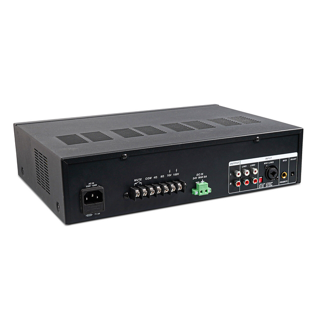 Eagle 120W Mixer Public Address Amplifier 100V Line With Media Player - thumbnail image 3