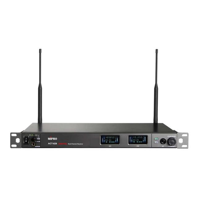 MiPro ACT-828 Dual Channel Receiver with Dante Option (CH38-45)