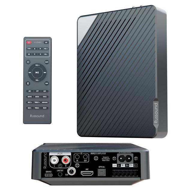 Russound 3.1 Channel Low-Profile Mini AVR Amplifier with HDMI ARC