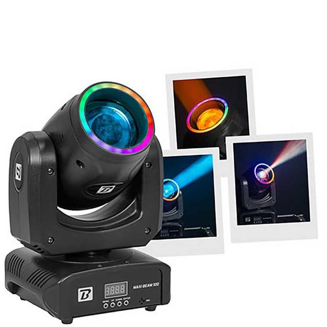 BoomTone DJ MaxiBeam100 Compact 100W LED Moving Head