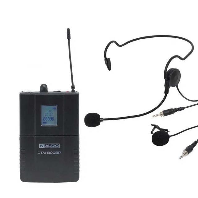 W-Audio DTM-800BP V2 Body Pack with Headset (863-865Mhz)