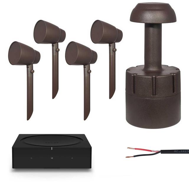 Terazza Outdoor Music System with Sonos Amp and Cable (Buriable Sub)