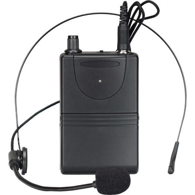 Ibiza 15" Portable UHF PA System 800W Bluetooth Black - thumbnail image 3