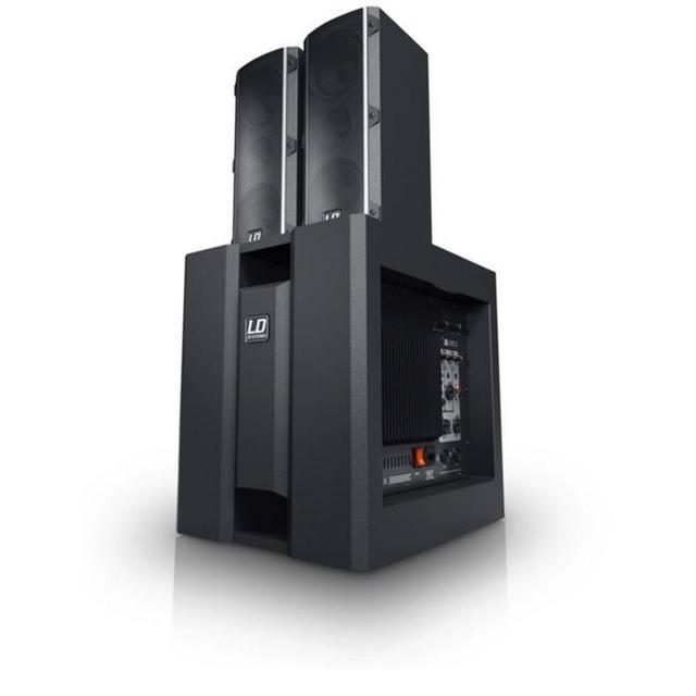 LD Systems DAVE 8 ROADIE Portable PA With 3 Channel Mixer - thumbnail image 4