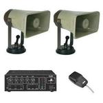 Roof Mount PA System 5 with Two Speakers 50W
