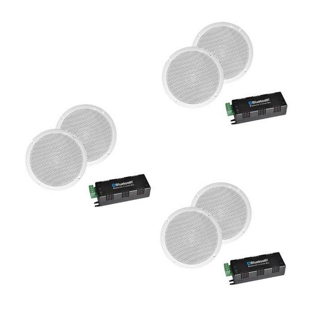 Bluetooth Amp 5" Ceiling Speakers Multi Room System - thumbnail image 3