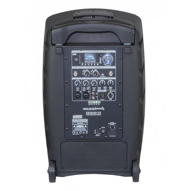 Zzipp Portable PA With 2 Handheld Wireless Microphones - thumbnail image 2