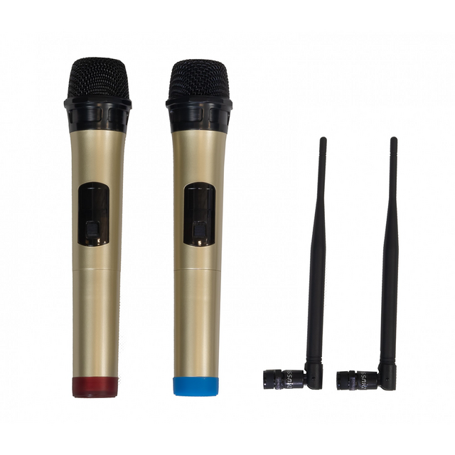 Zzipp Portable PA With 2 Handheld Wireless Microphones