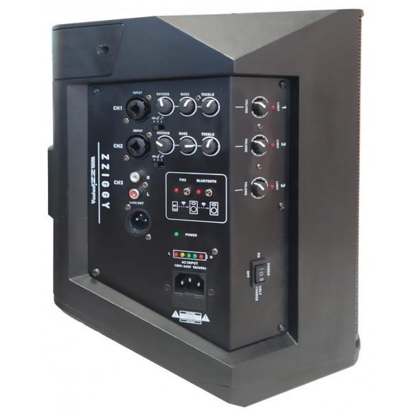 ZZiPP Battery Powered 6.5" PA System 120W Max - Black - thumbnail image 2