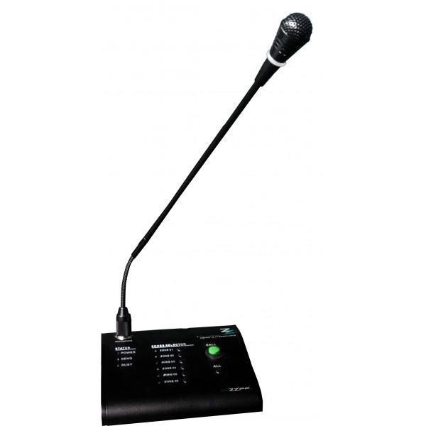 6-Zone Paging Microphone For ZZiPP Zone Amplifiers