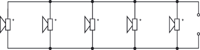 Speakers wired in parallel